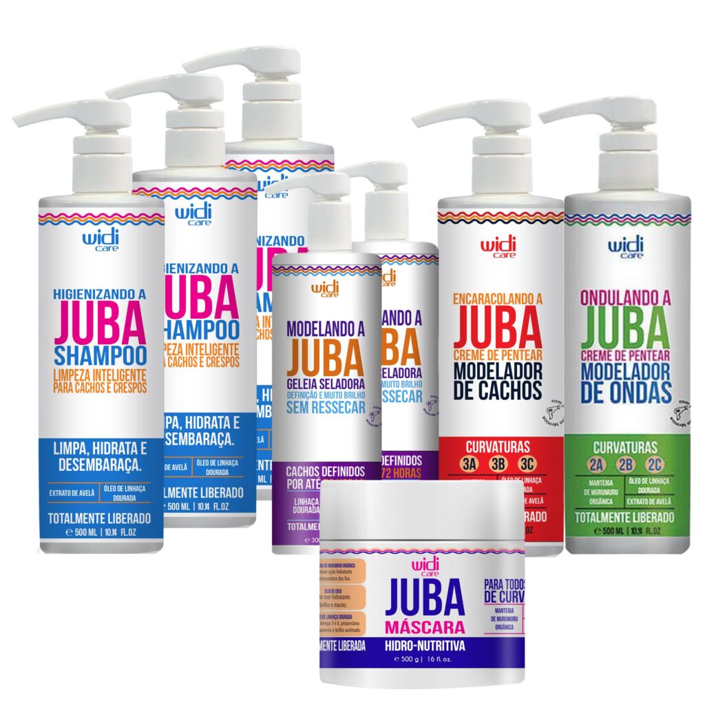 A imagem mostra produtos da wide care, onde representa o tema wede Care : o segredo para cabelos saudáveis e radiantes