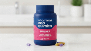 Mostra um frasco do produto néo química 