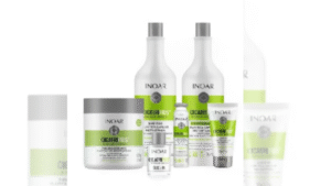 Mostra potes do creme da linha innoa 